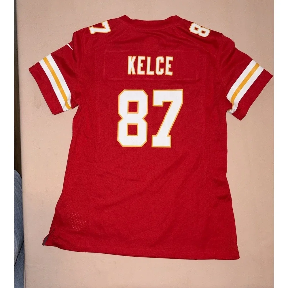 Travis Kelce #87 Kansas City Chiefs Nike Engineered NFL Jersey Red Woman's Small
